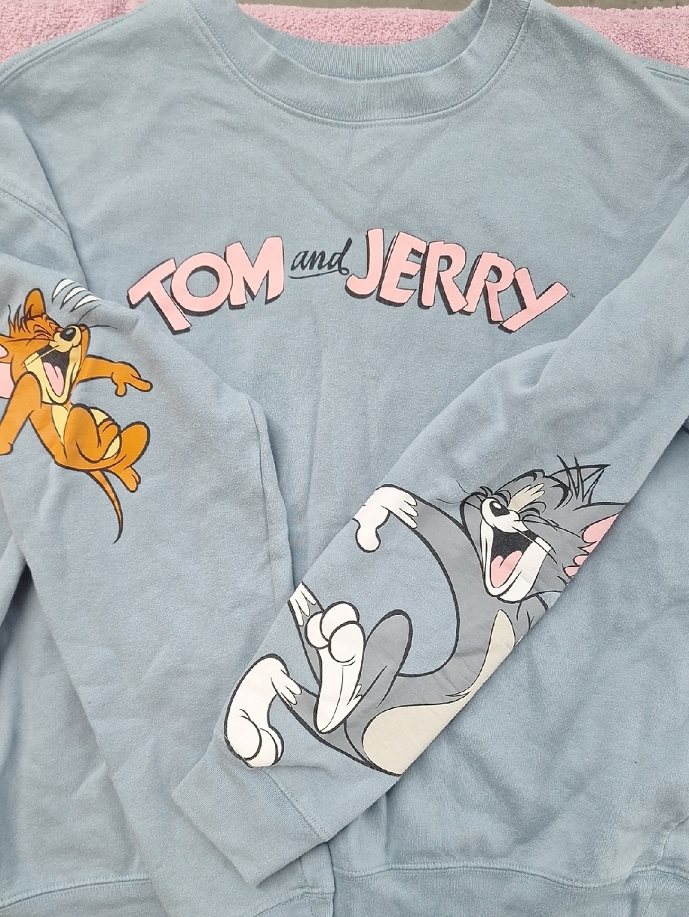Tom and Jerry Women's Sweatshirt Size Large